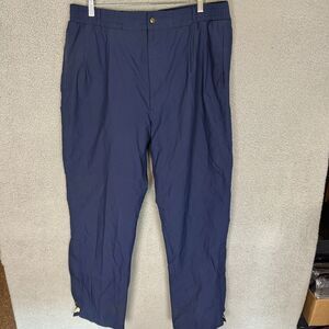 S Tourney Gore-Tex Rain Pants Mens XL Blue Golf‎ Ankle Zip Waterproof Windproof